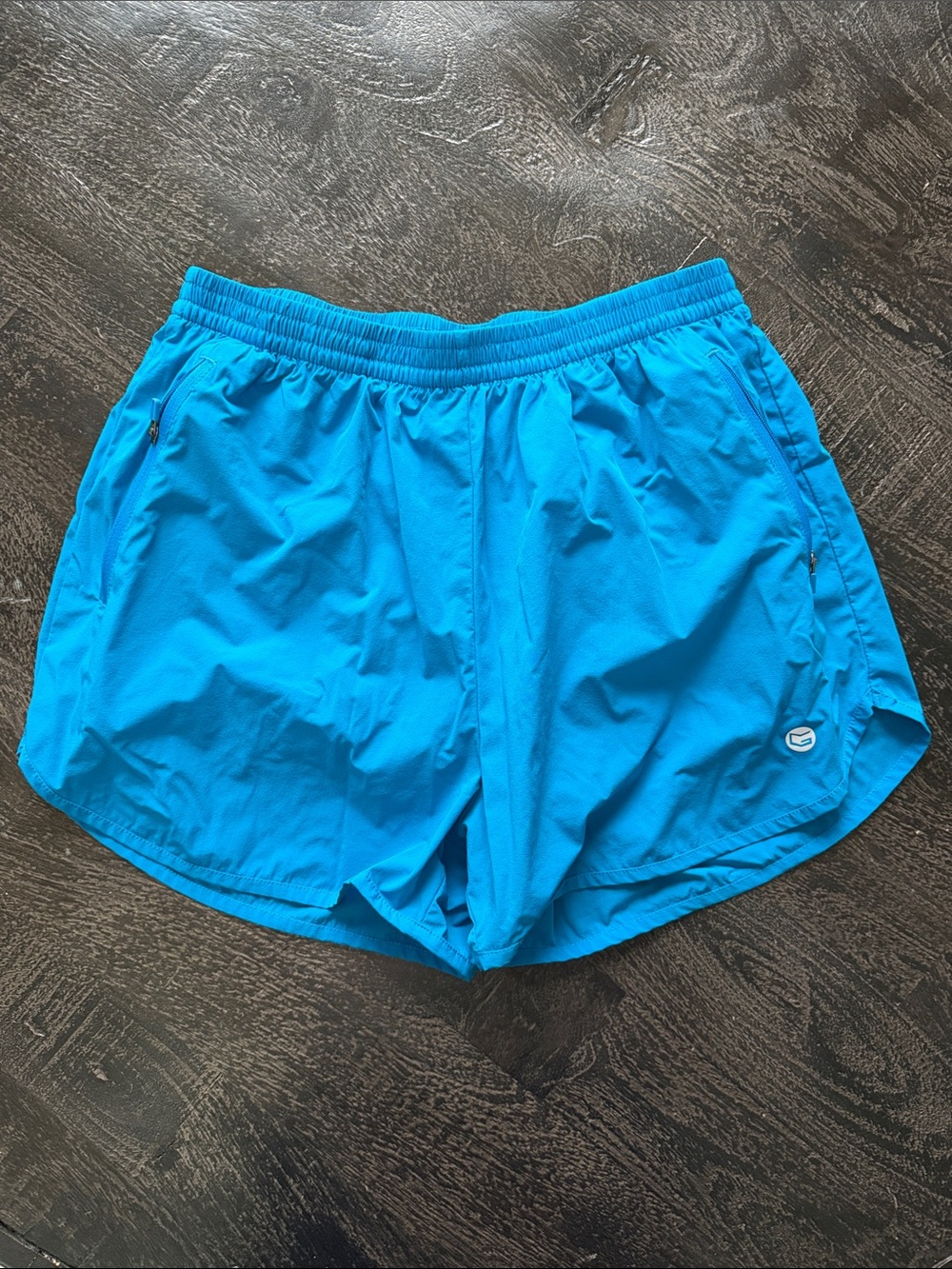 Women’s Athletic Running Shorts in Bright Blue
